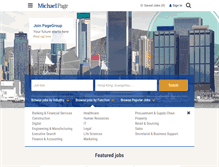 Tablet Screenshot of michaelpage.com.hk