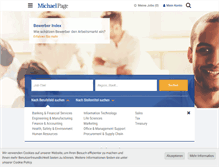 Tablet Screenshot of michaelpage.at