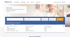 Desktop Screenshot of michaelpage.com.br