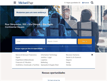 Tablet Screenshot of michaelpage.com.br