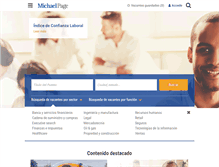 Tablet Screenshot of michaelpage.com.mx
