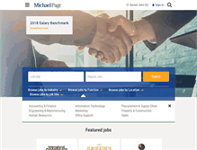Tablet Screenshot of michaelpage.co.nz
