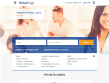 Tablet Screenshot of michaelpage.com.ar