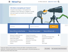 Tablet Screenshot of michaelpage.it