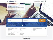 Tablet Screenshot of michaelpage.com.my