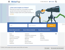 Tablet Screenshot of michaelpage.es