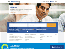 Tablet Screenshot of michaelpage.co.in