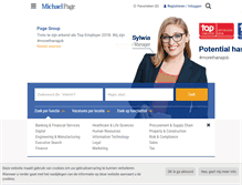 Tablet Screenshot of michaelpage.nl