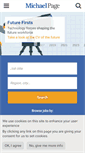 Mobile Screenshot of michaelpage.co.uk